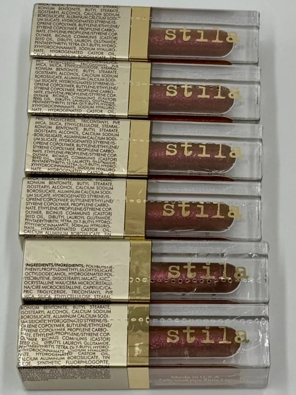 6 Pieces Stila Mini Lip Gloss Beauty Boss - Elevator Pitch -